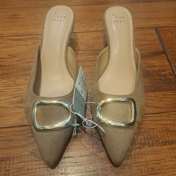 NWT A New Day Larissa Pointed Toe Mule Heels. Size 11 - Picture 5 of 10